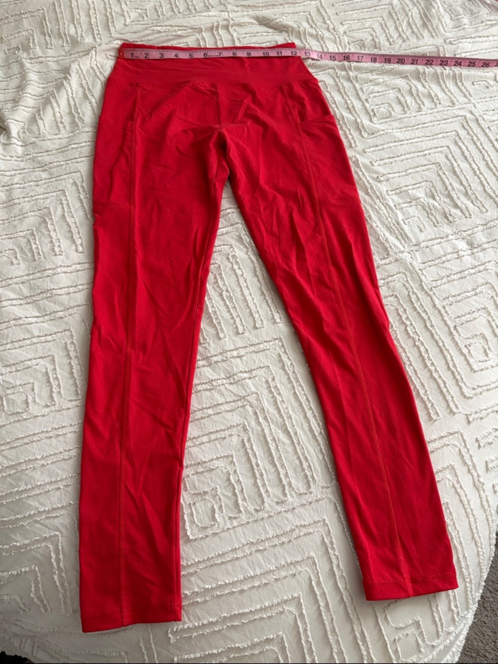 Bright Red Women's Active Leggings